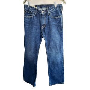 Abercrombie & Fitch Women's Sz 16 Baxter Low Rise Slim Boot Cut Medium Wash